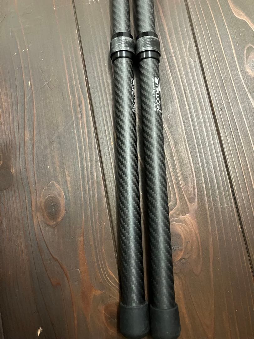FIELDOOR カーボン タープポール テントポール 伸縮式　２本セット