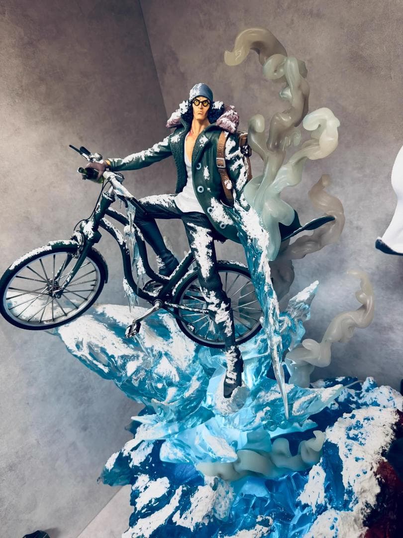 Jimei Palace ワンピース 氷と炎 青キジ & 赤イヌ フィギュア