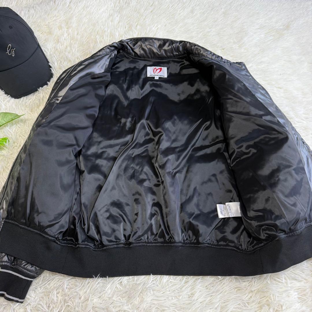 【マスターバニー】美品 中綿ジャケット キルティング シルバー 1 レディース