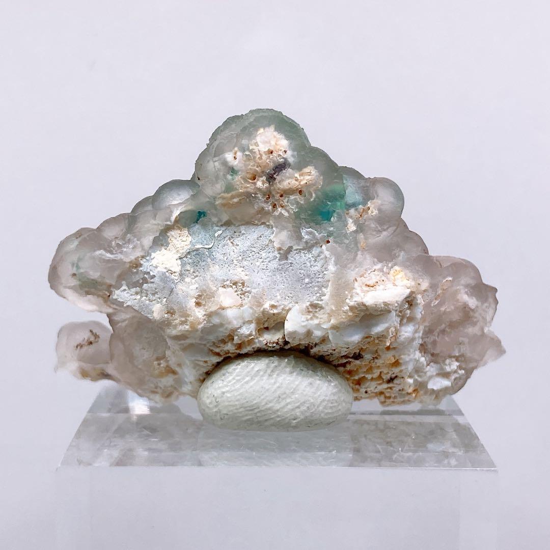 2*:様 『2022年発見』クリソコラインカルセドニー　原石　鉱物標本　天然石