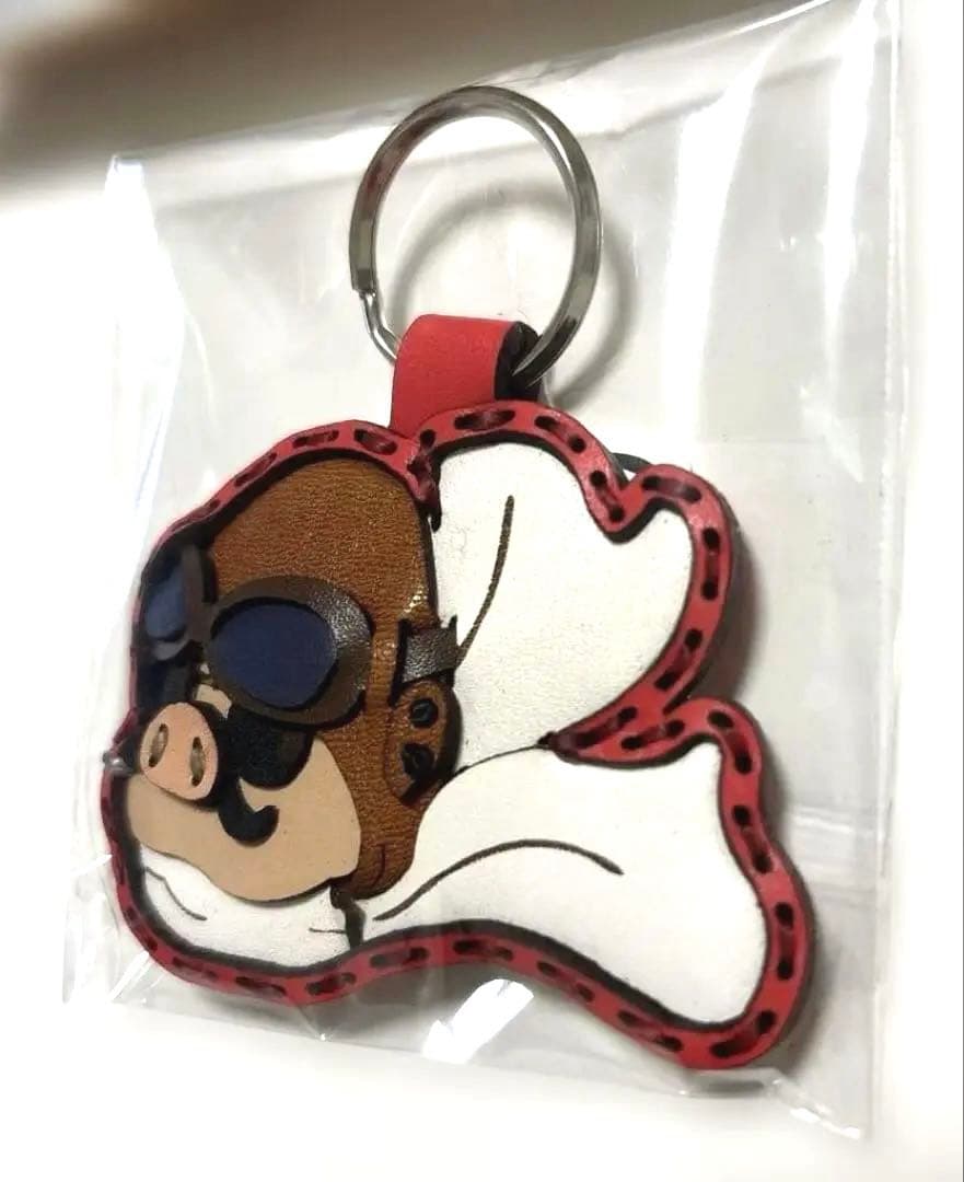 ⭐︎新品未使用⭐︎GBL 紅の豚 オジャガデザイン キーリング ポルコ