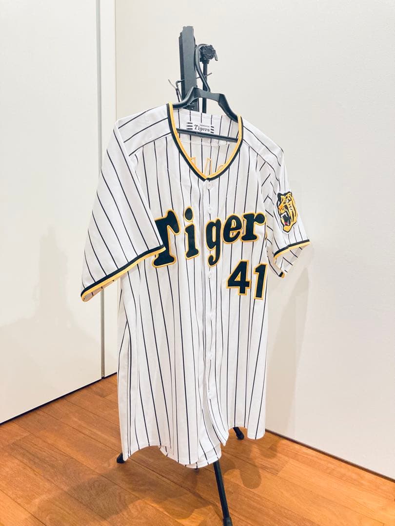 ミズノ　阪神タイガース　村上　ユニフォーム　メンズ　L 刺繍　阪神　公認　公式