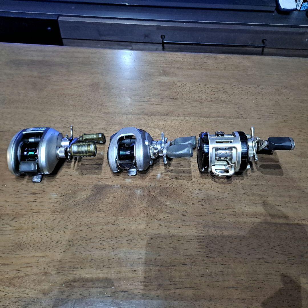 シマノ ダイワ リョ－ビ リ－ル３台セット