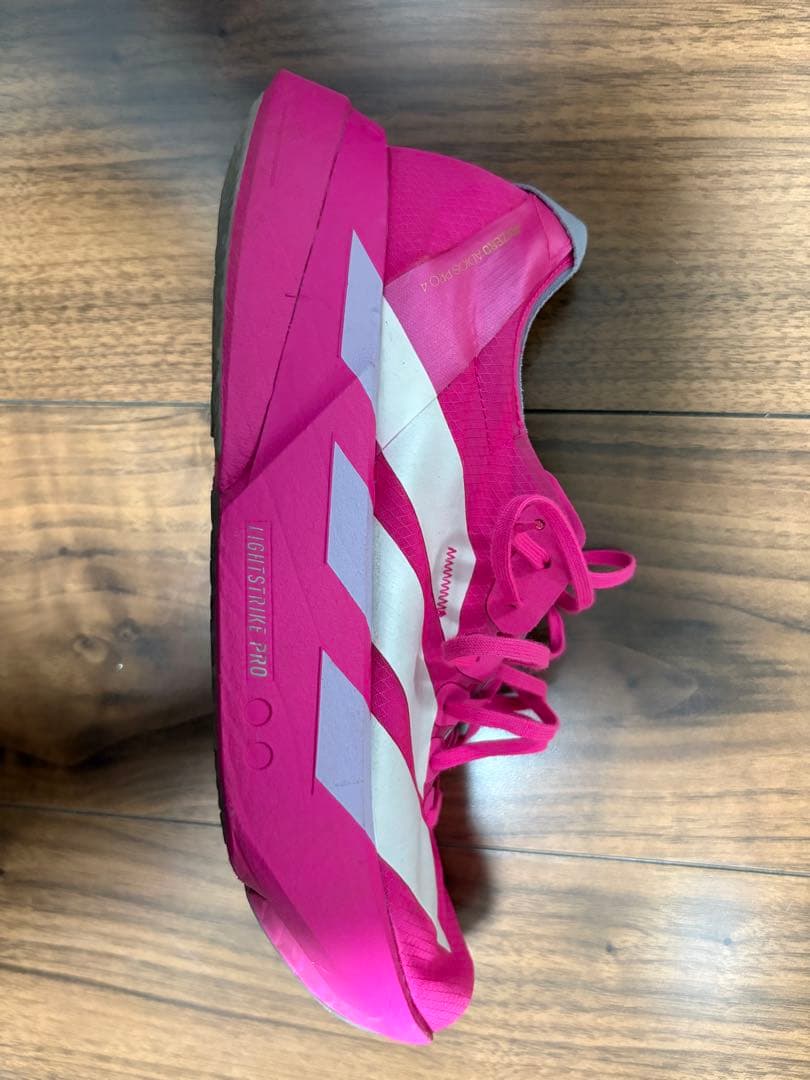 adidas アディゼロ　アディオスプロ4 ランニングシューズ ピンク