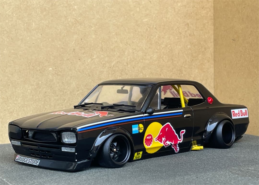 1/24 ハコスカ　レッドブル仕様　確認用