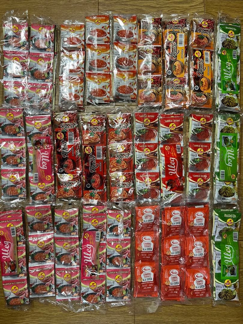 インドネシア チリ ULEG サンバル 48個（合計480袋）☆新品☆