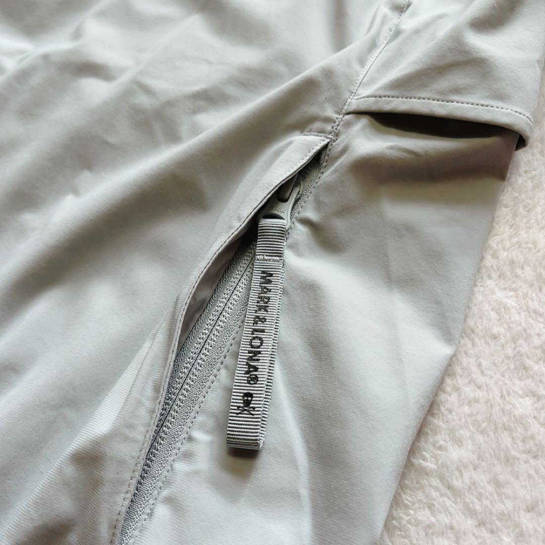 極美品　マークアンドロナ 　ストレッチ　ナイロン　スニード　スカル　スタッズ