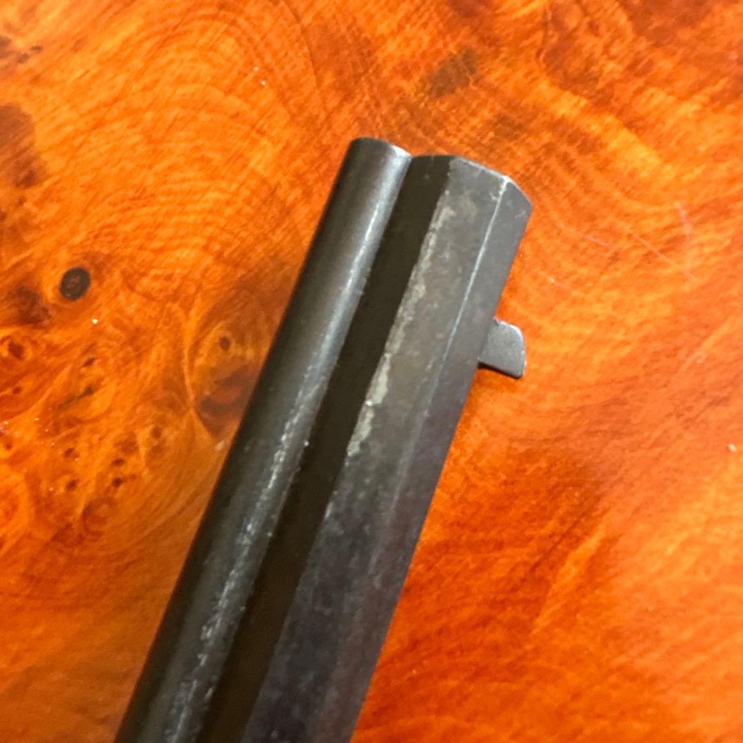 【遺品整理】モデルガン レプリカ銃 木製モデルガン ブラウン 彫刻デザイン