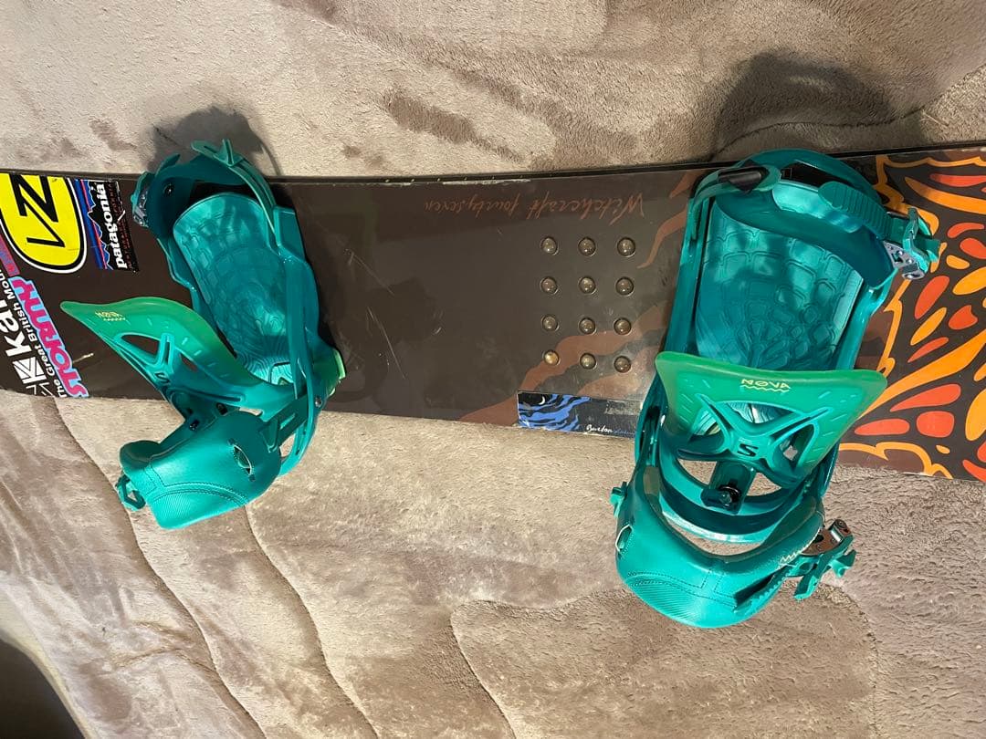 バートン⭐︎スノーボード板&ビンディングセット