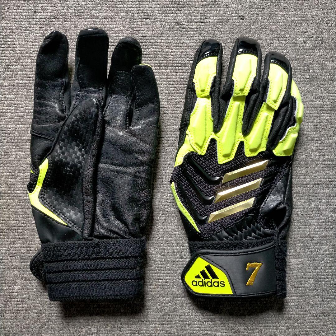 【プレミア】adidas アディダス バッティンググローブ 支給品 実使用