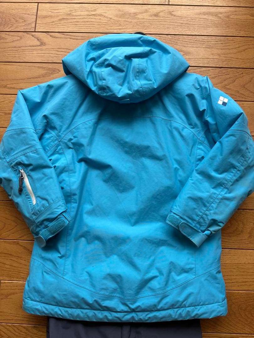 montbell 子ども用 スキーウェア 青　上下130