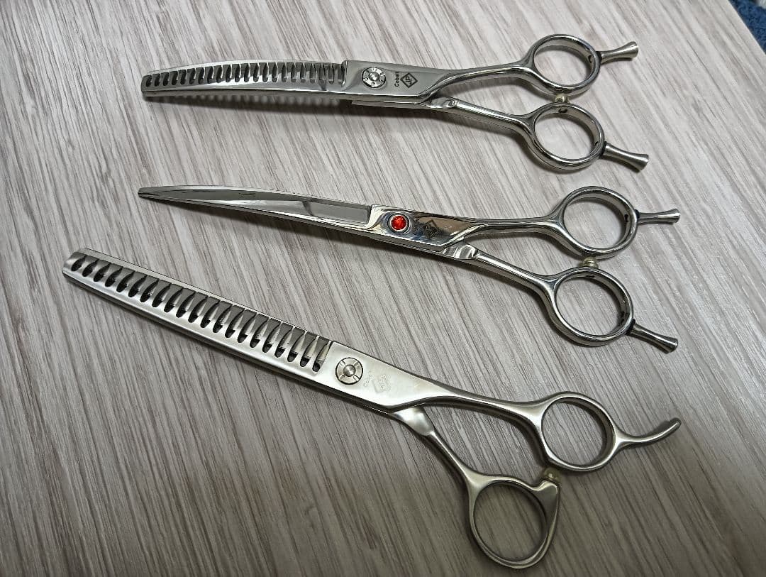 カーブセニングシザーカーブブレンダーカーブブレンディングトリマーペットシザー犬猫