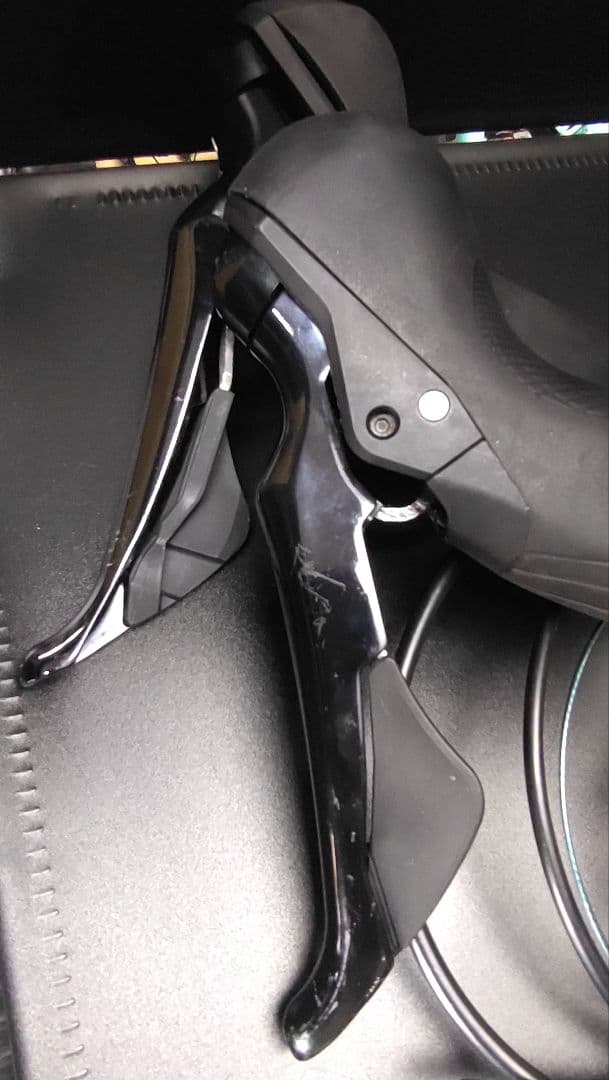 【中古】シマノ 2×11S 105STIレバー＆DISCブレーキ本体