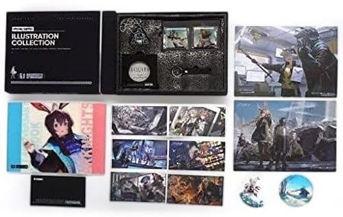 アークナイツ1周年記念グッズ（イラスト集、コラボキャップ、特製段ボール箱）