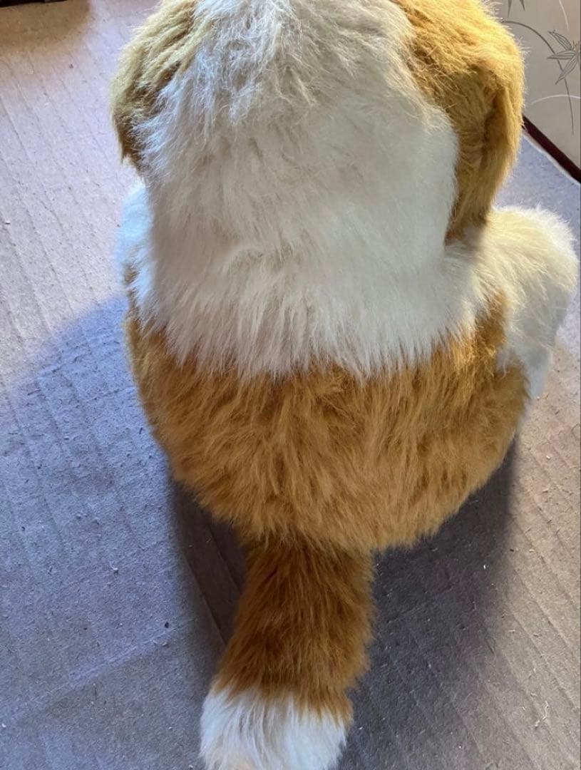 特大セントバーナードぬいぐるみ60センチ レトロ