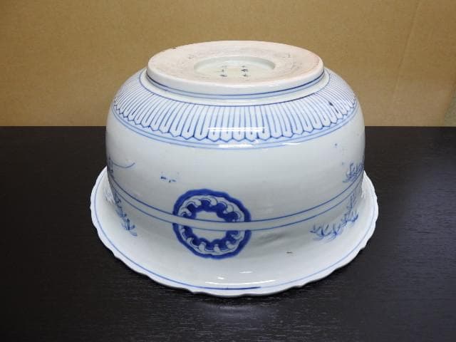 伊万里染付鉢　大明成化年製　MA341