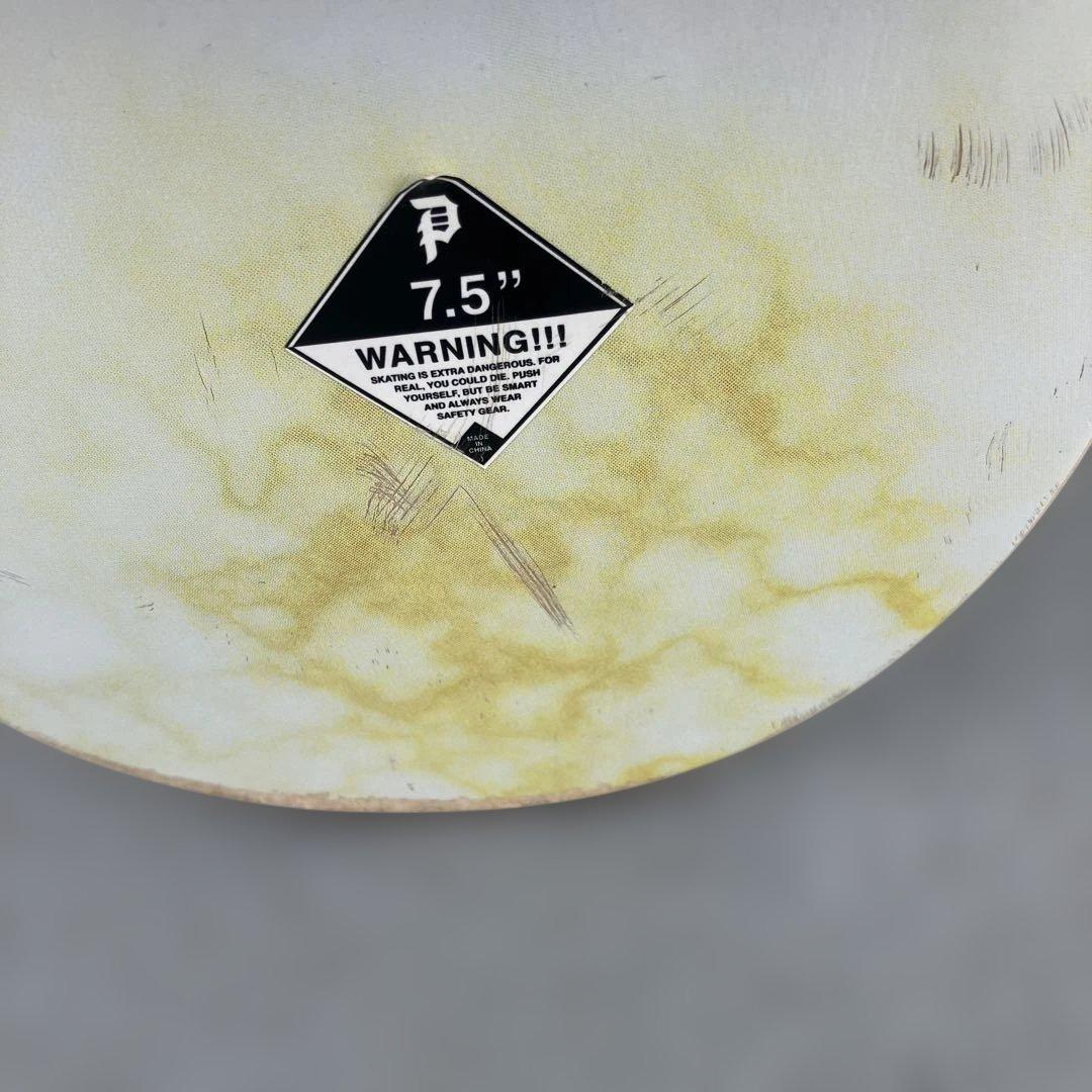 Primitive 7.5インチ マーブルスケートボード