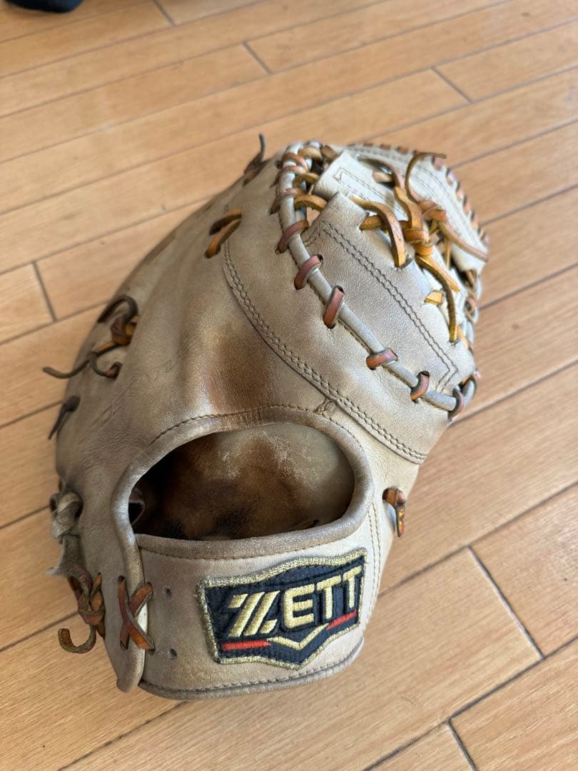 ZETT ベージュ 硬式グローブ