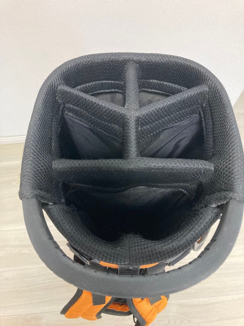 ゴルフキャディバッグ　BRIEFING ブリーフィング　濃オレンジ