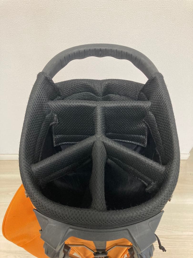 ゴルフキャディバッグ　BRIEFING ブリーフィング　濃オレンジ