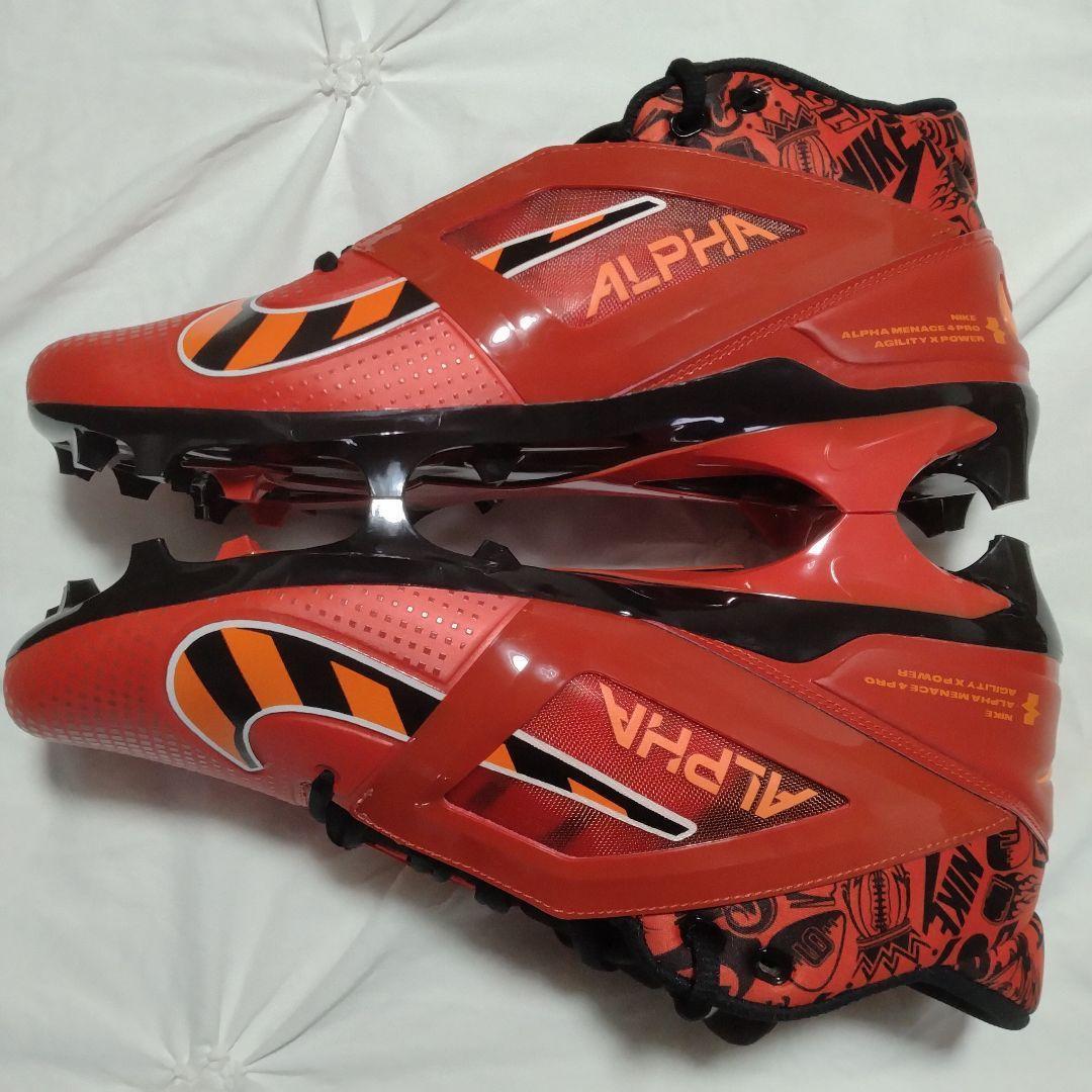 【30cm ✨新品未使用✨】ナイキ アメフト スパイク アルファメナス プロ4