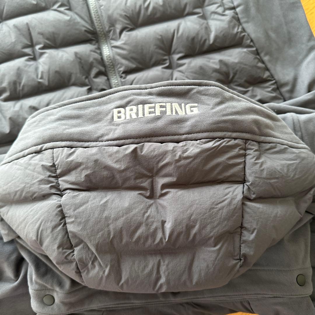 BRIEFING フード付きジャケット XL グレー