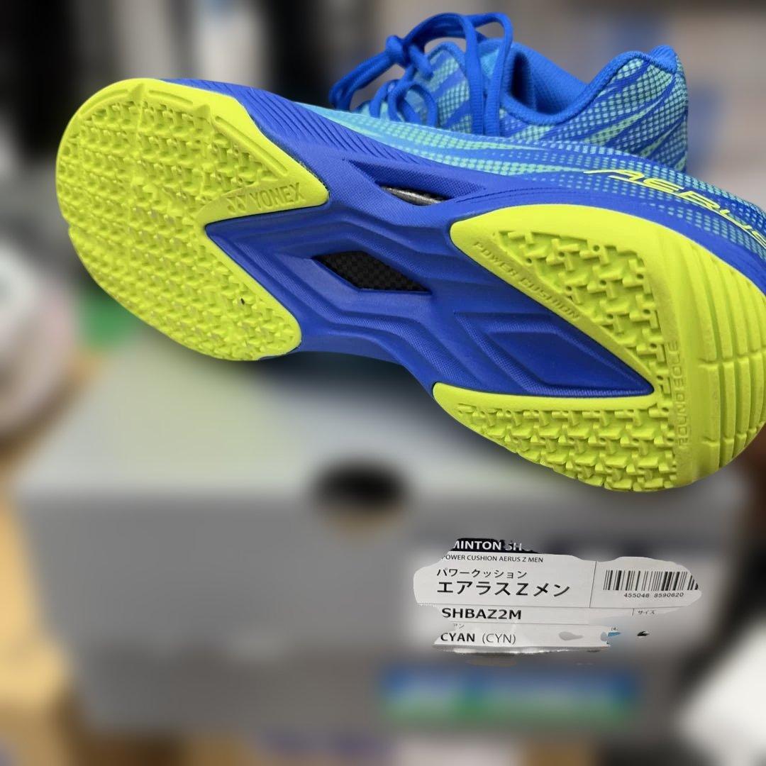 YONEX AERUS バドミントンシューズ シアン27.0cm