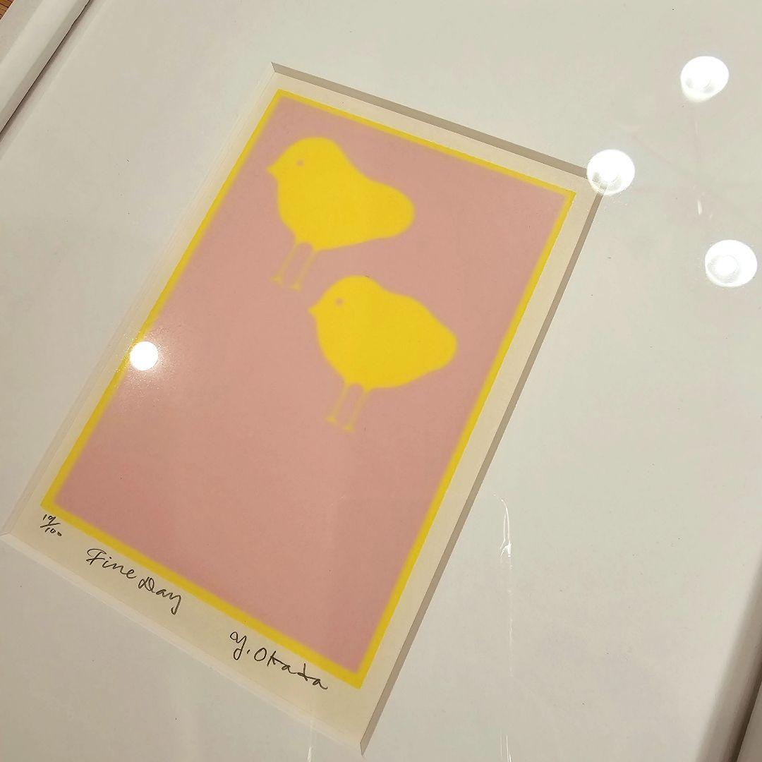 ★【希少!!】額入り 可愛らしいひよこ★