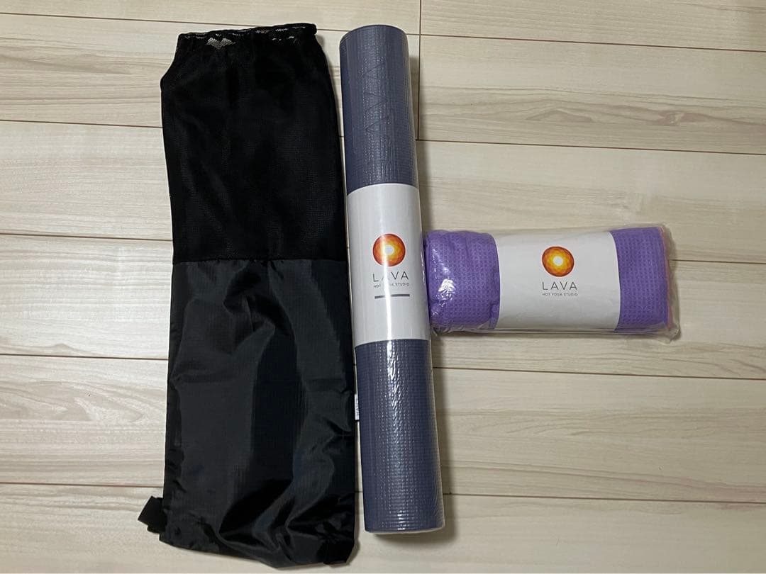 LAVA ヨガマット　ヨガラグ　マットケース　3点セット