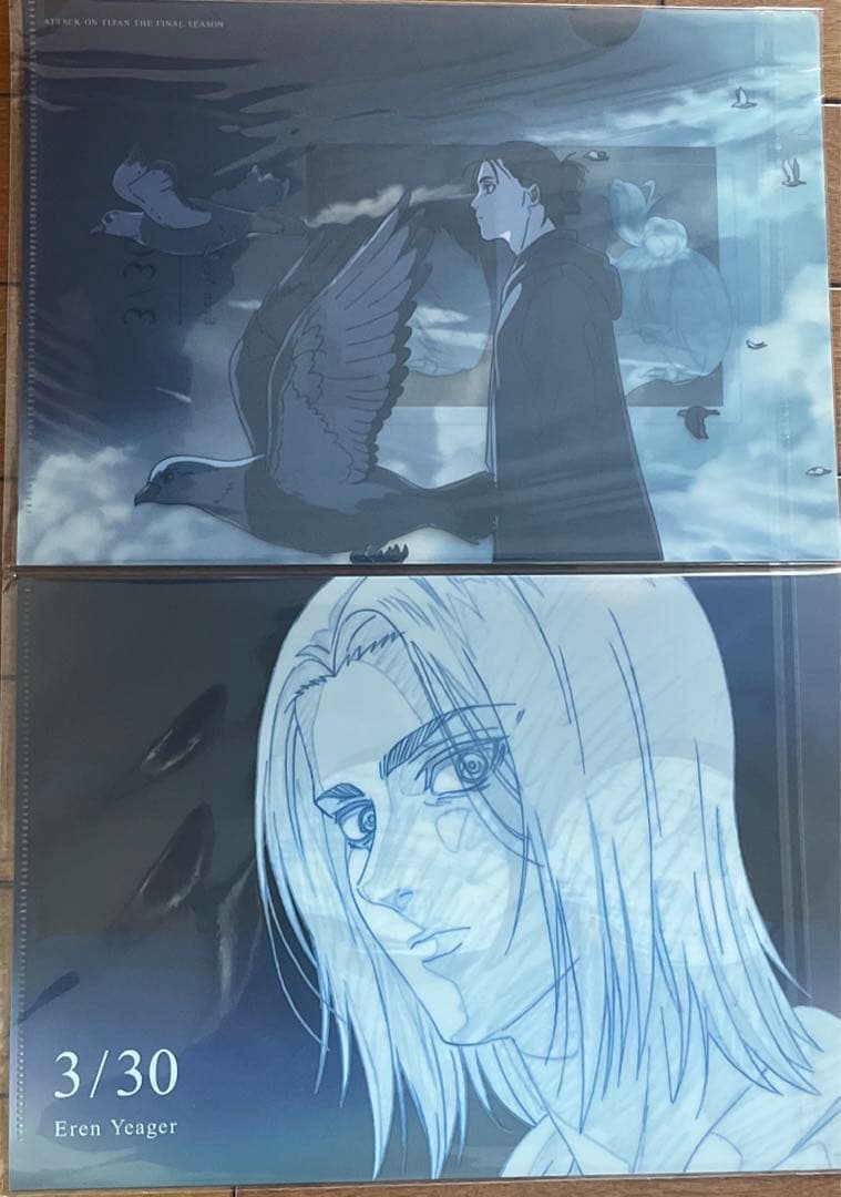 進撃の巨人 エレン バースデー クリアファイル 2022 MAPPA 原画