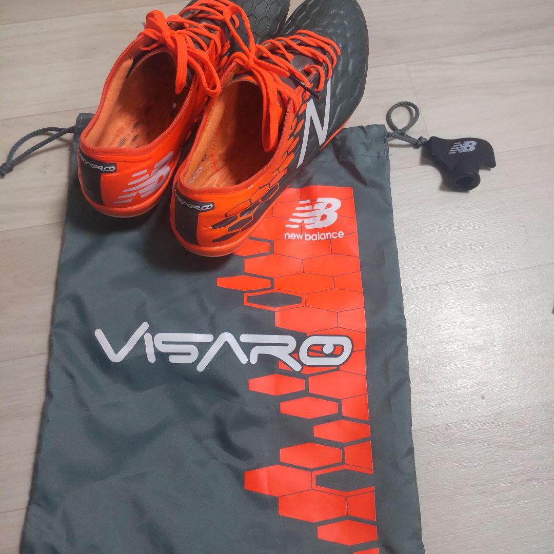 【美品】サッカースパイク ニューバランス ビザロ プロ SG 26cm 2E