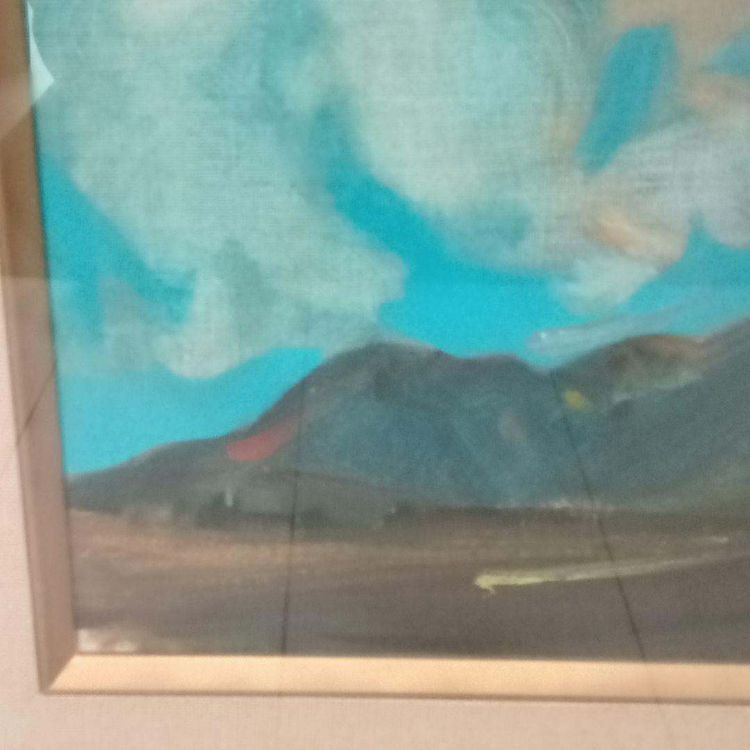 【真作】宮木薫（国画会）「雲立ちぬ」 4号