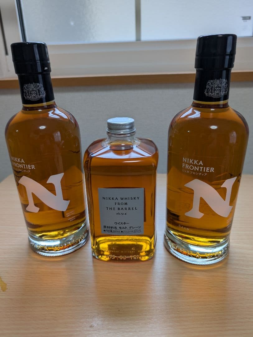 NIKKA FRONTIER & FROM THE BARREL 3本セット