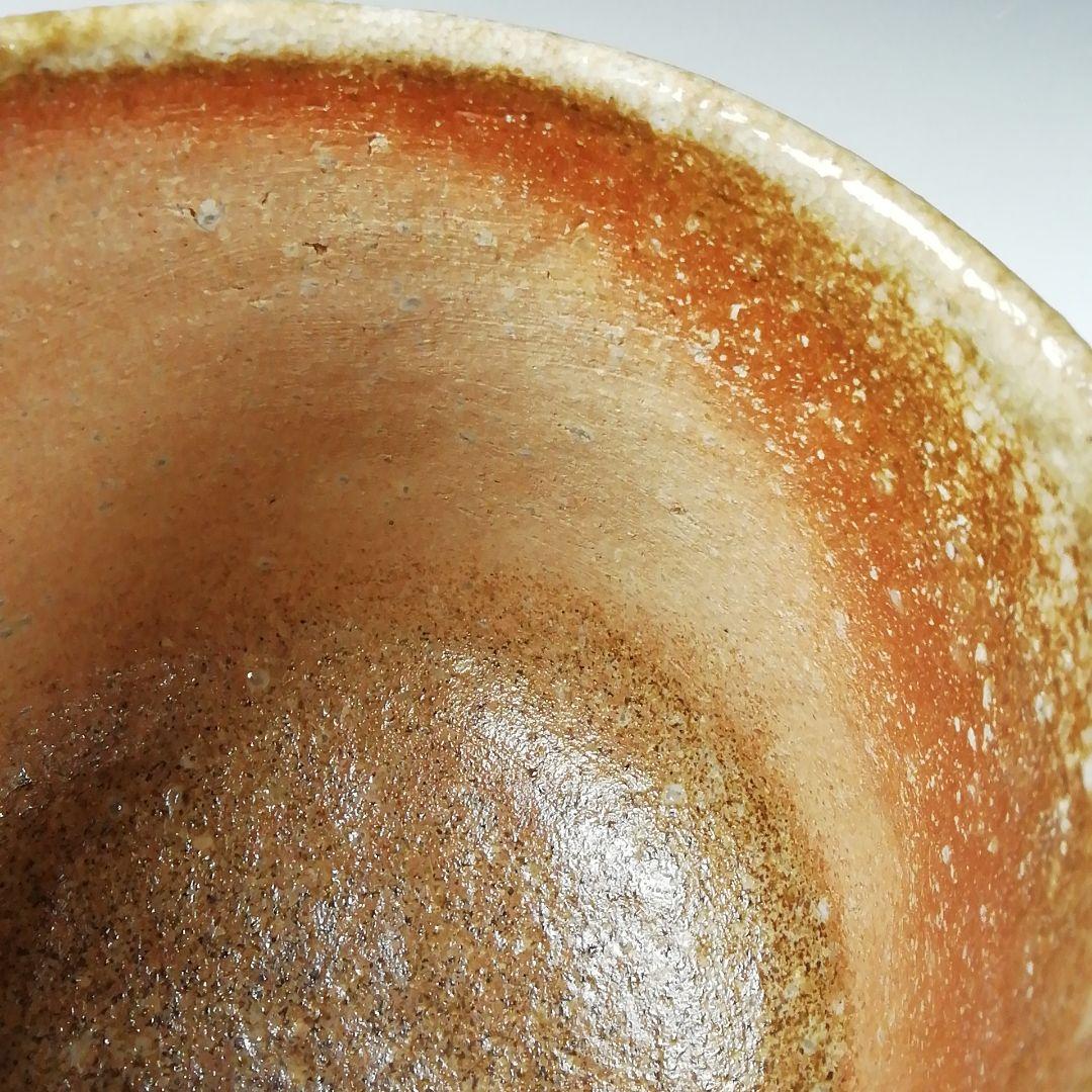 Ｔ１５８　茶碗　『信楽焼』『筒茶碗』『谷清右ェ門造』　共箱　抹茶碗　茶道具