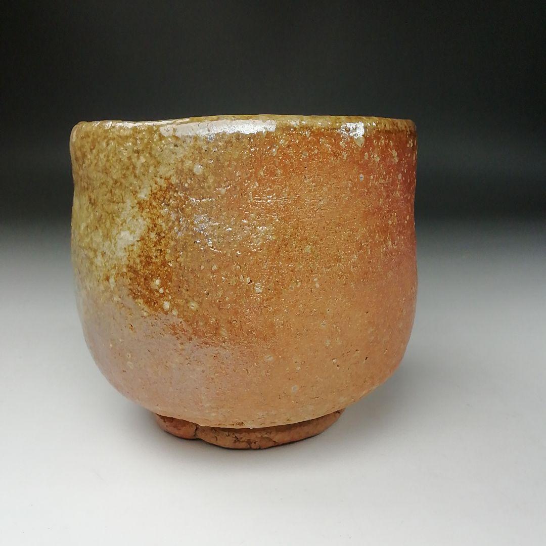 Ｔ１５８　茶碗　『信楽焼』『筒茶碗』『谷清右ェ門造』　共箱　抹茶碗　茶道具