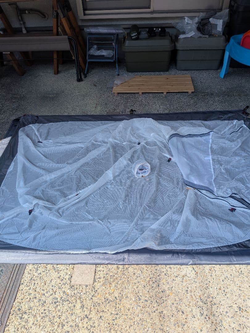 mont-bellステラリッジテント2　本体レインフライ、グランドシートセット