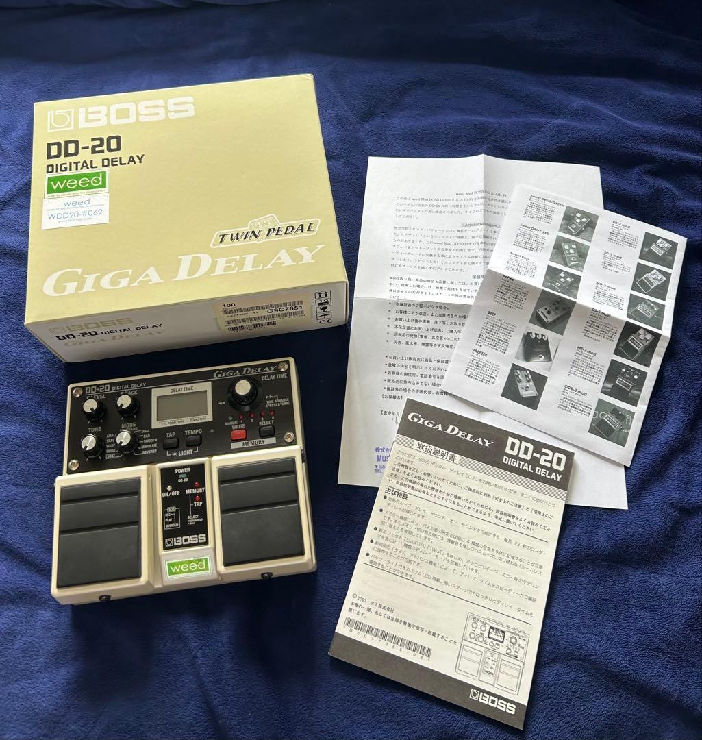 BOSS DD-20 WEED mod 希少ディレイ　美品