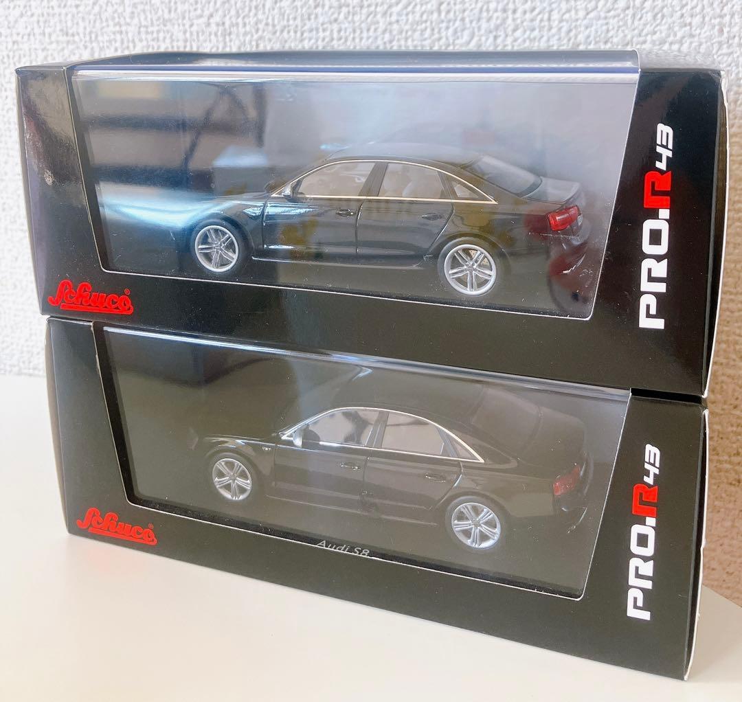 ☆2台☆ 1/43 シュコー アウディ S6、S8 ブラック 500台限定