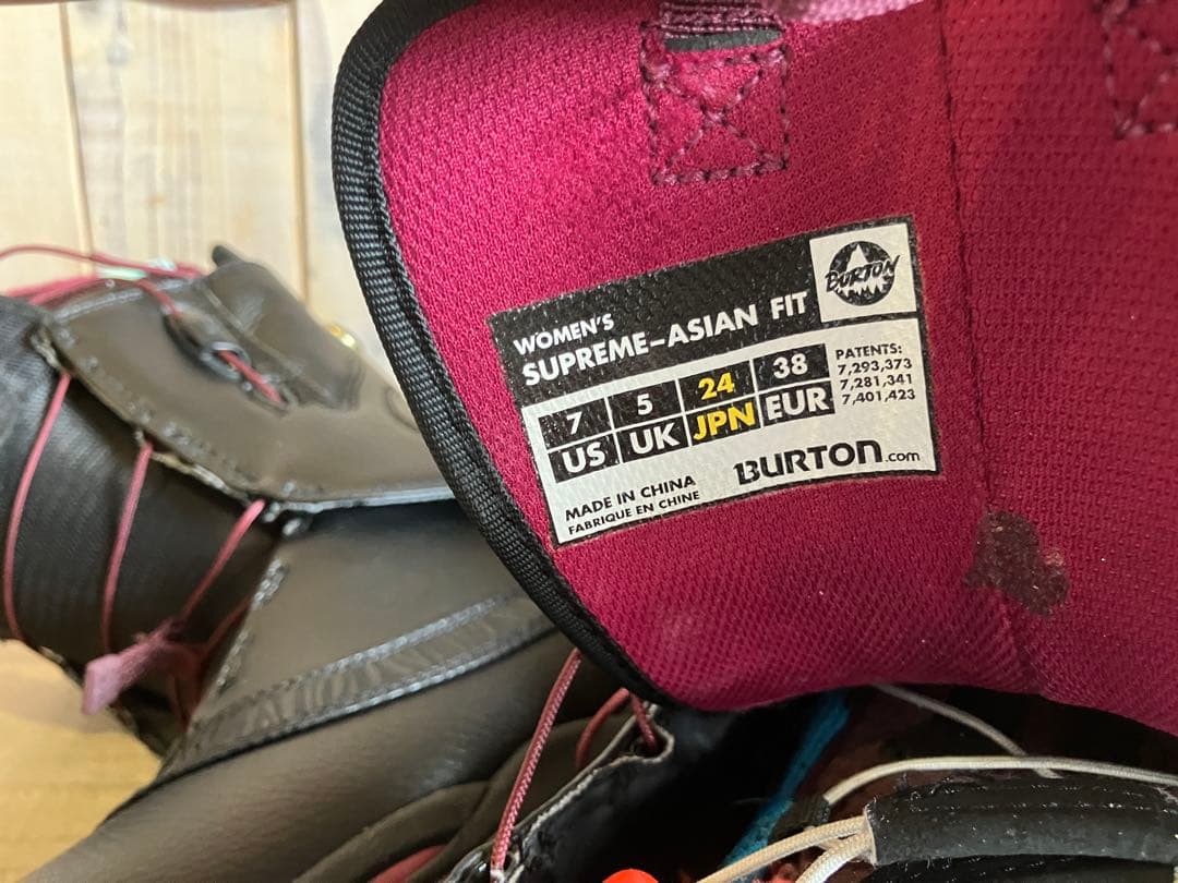 バートン　supreme アジアンフィット　24㎝