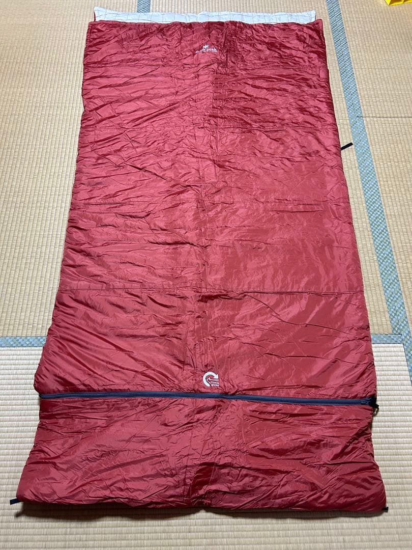 【美品】スノーピーク セパレートシュラフ オフトンワイド BD-103