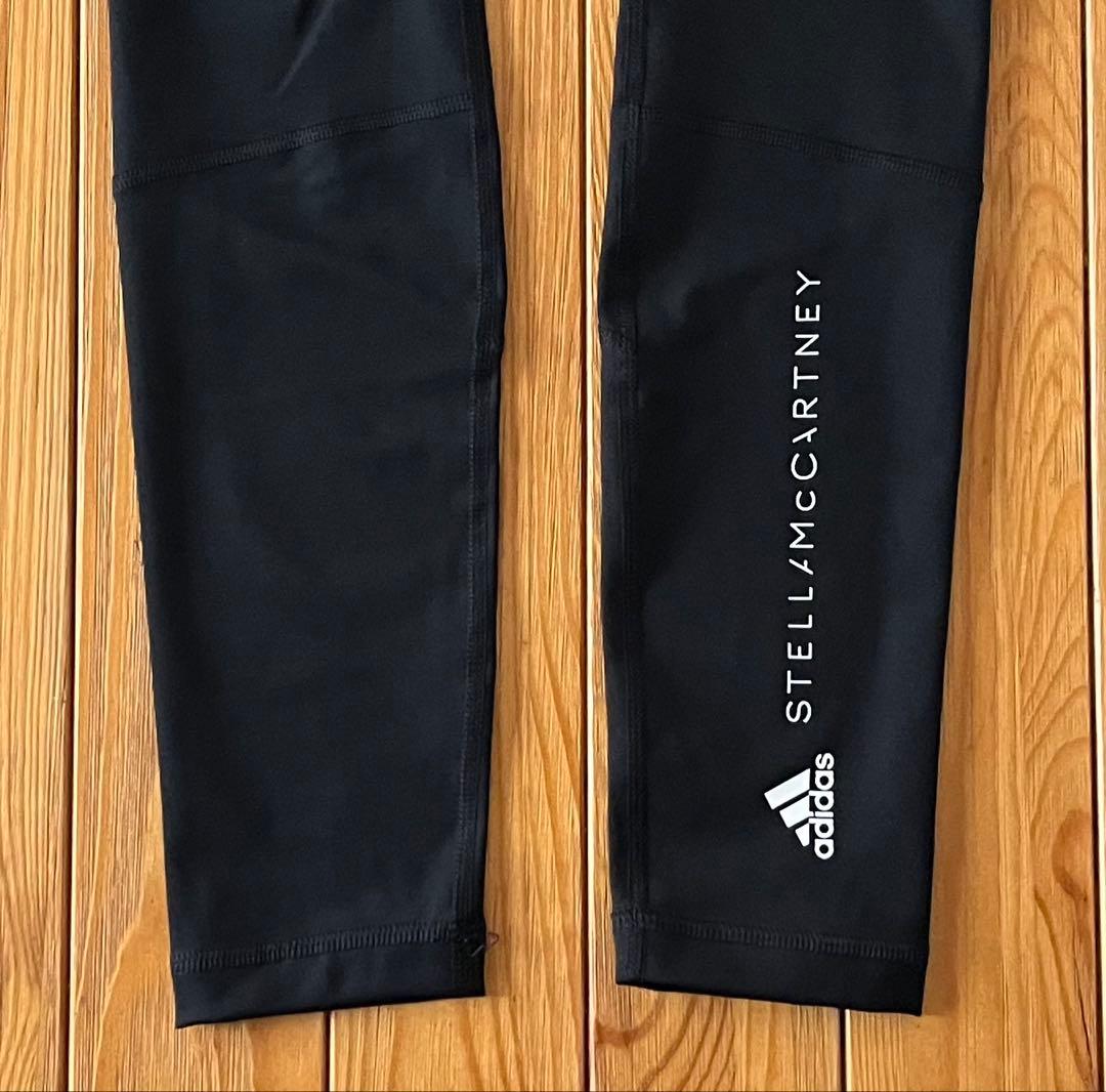 【未使用級】アディダス×ステラマッカートニー トレーニングタイツ 黒レギンス L