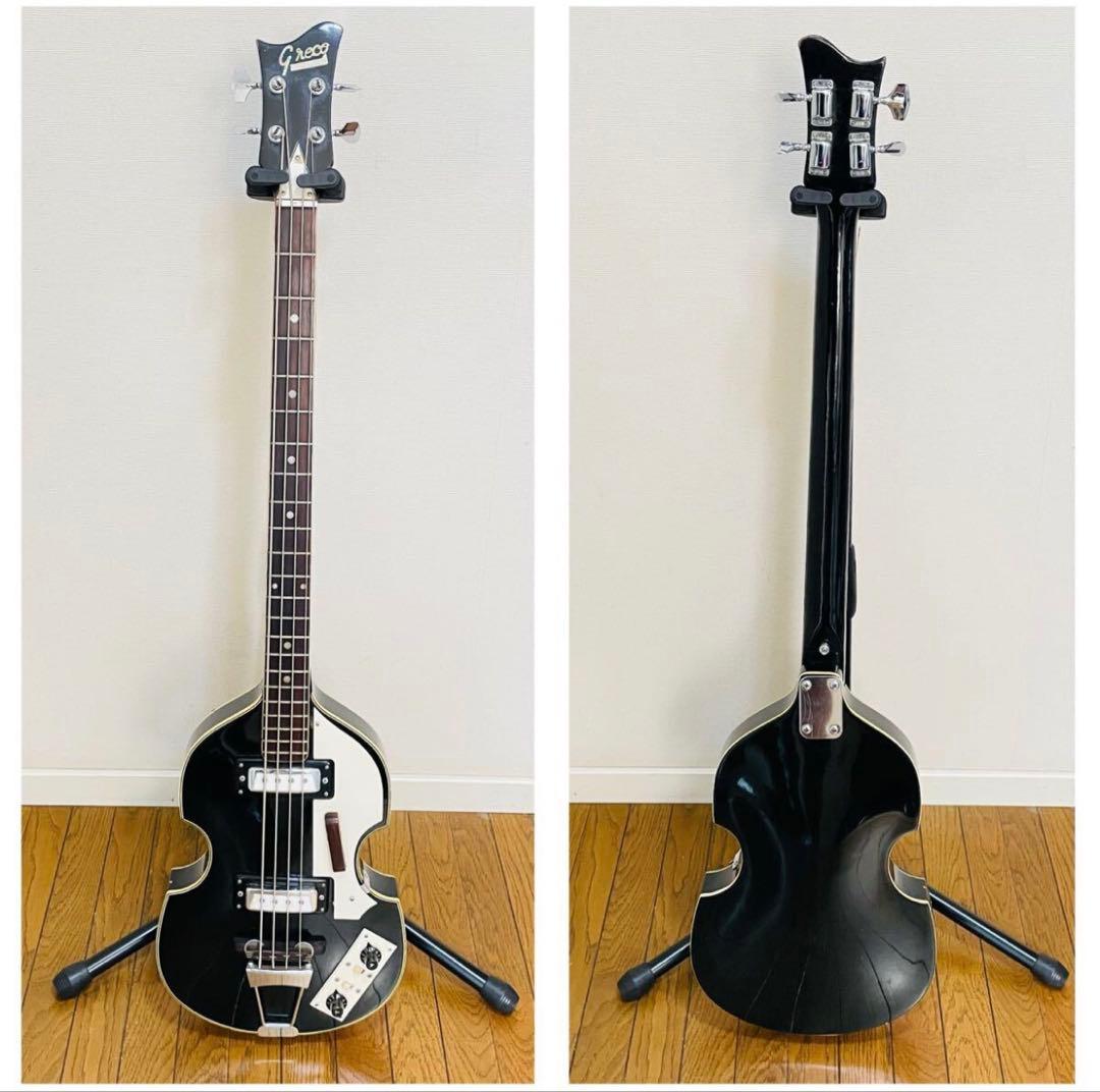 8868 greco バイオリンベース ベース バイオリン グレコ 黒 送料無料