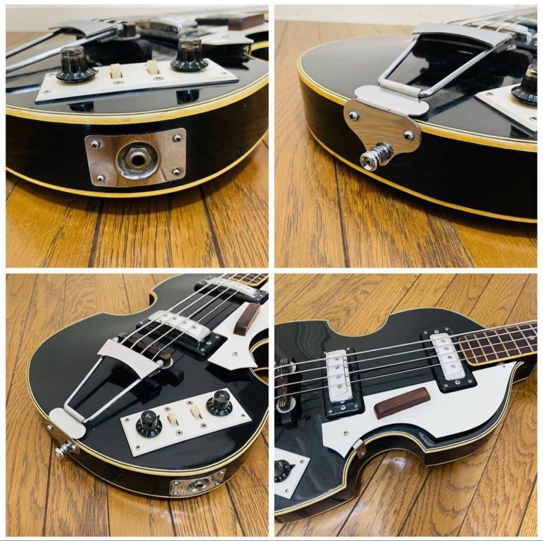 8868 greco バイオリンベース ベース バイオリン グレコ 黒 送料無料