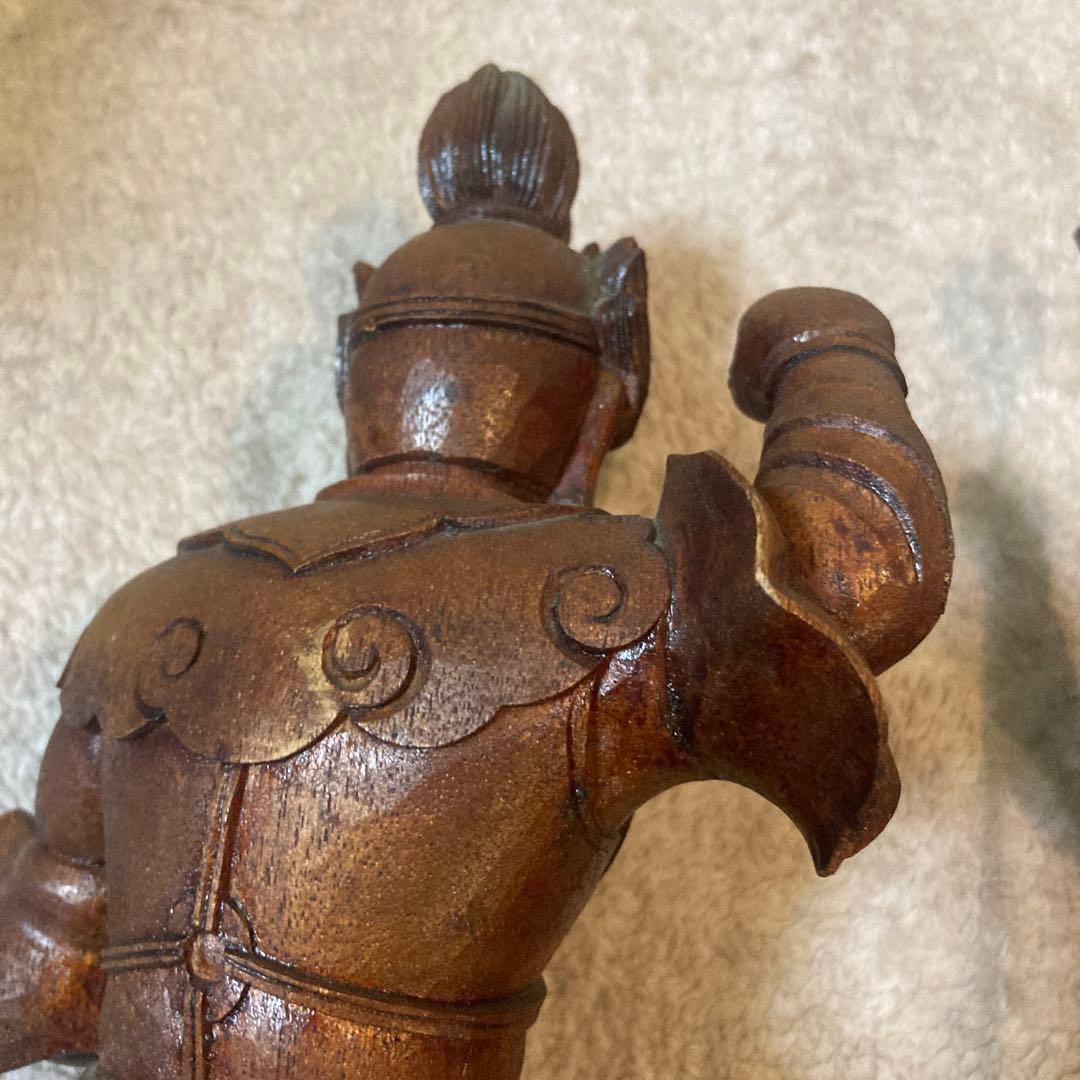 仏教工芸品　時代彫刻　一刀彫　極上彫　木彫仏像