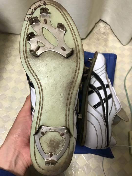 アシックス 別注スパイク 28cm