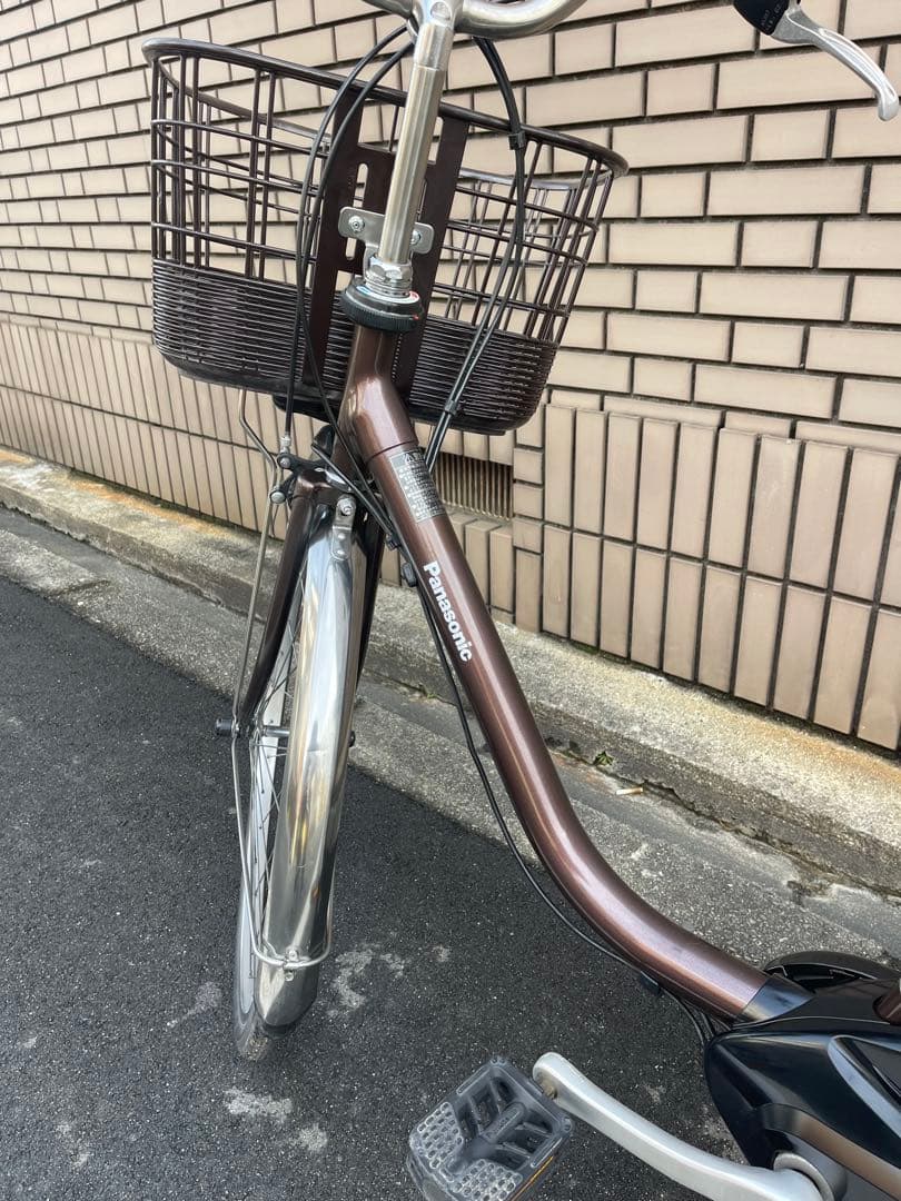 電動アシスト自転車 ブラウン シティタイプ