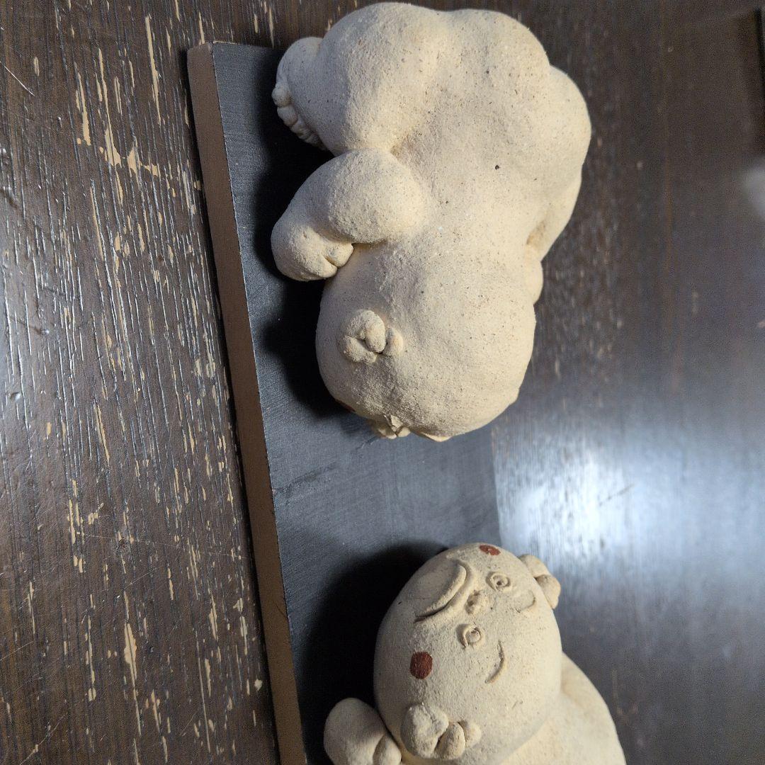 小林牧牛さんのお相撲さんの陶人形