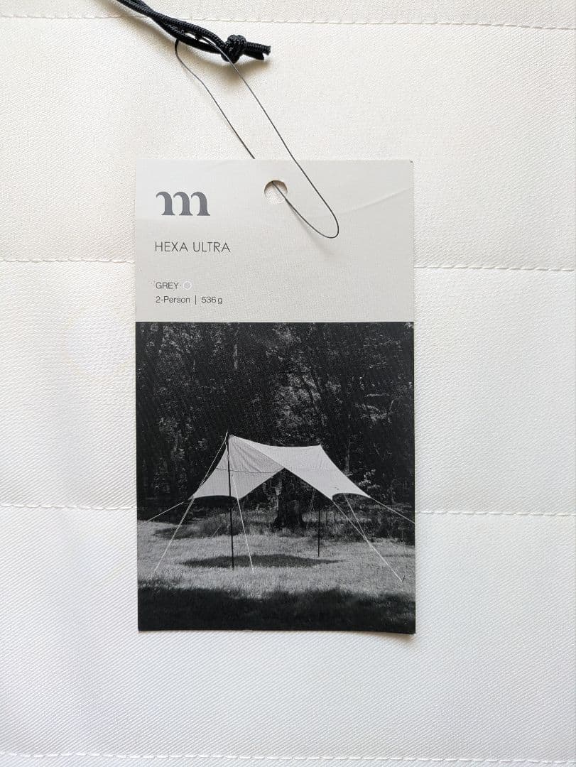 muraco HEXA ULTRA グレー 2人用 タープ