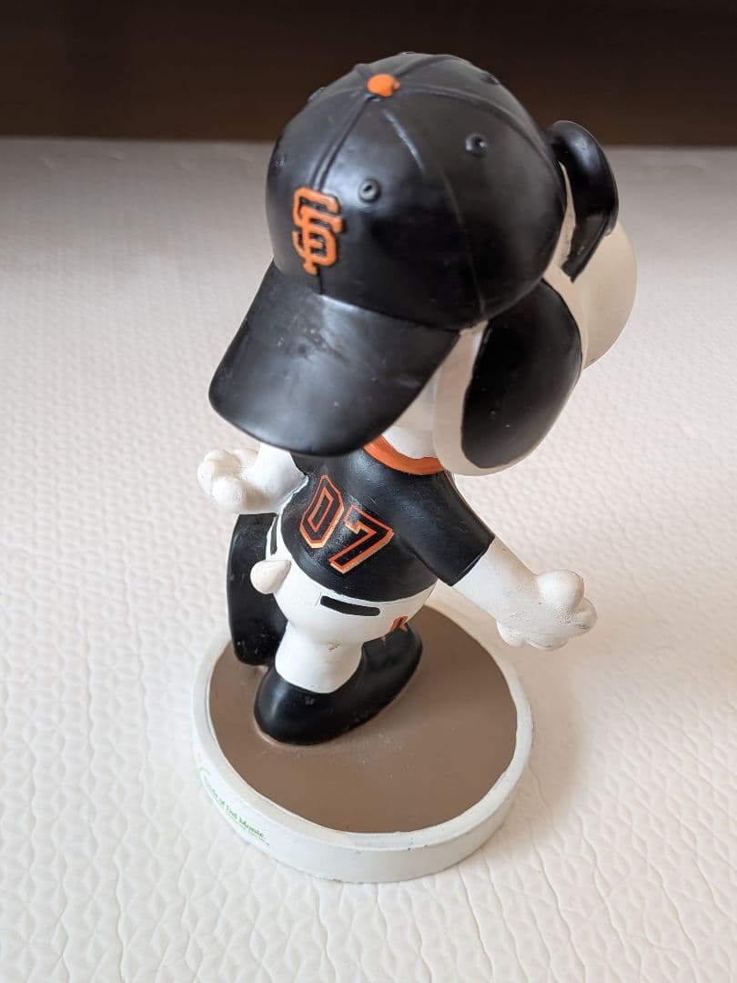 スヌーピー　ボブルヘッド　ジャイアンツ　mlb 2007 ビンテージ　フィギュア