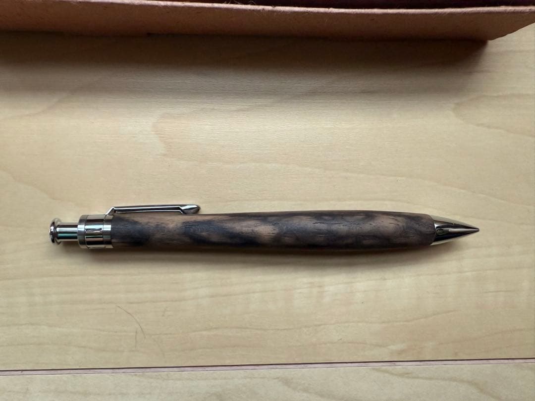 工房楔 黒柿孔雀杢 ペンシル楔 シャープペンシル ほぼ新品